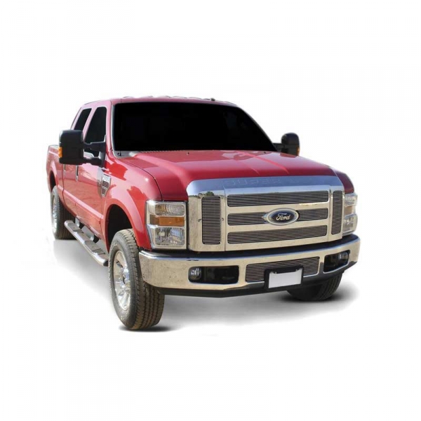 21563_T-Rex_600x600.jpg T-Rex 21563 Billet Series Polished 6-Piece Grille Overlay