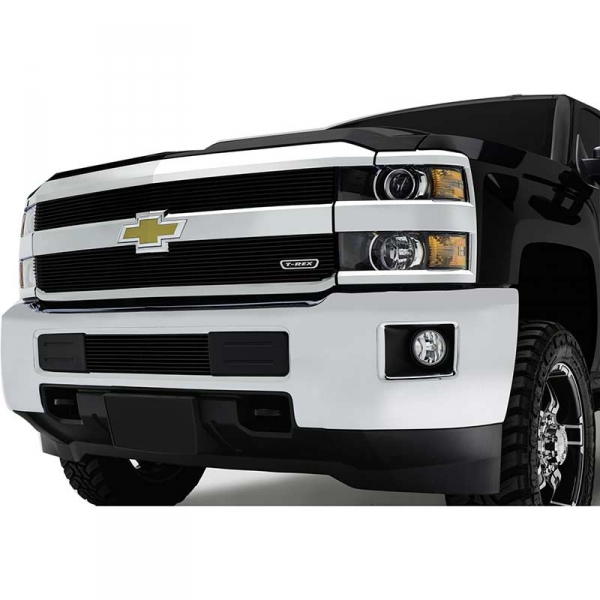 25122B-T-REX_updated_web_600x600.jpg T-Rex 25122B Billet Series Black Bumper 1-Piece Grille Overlay