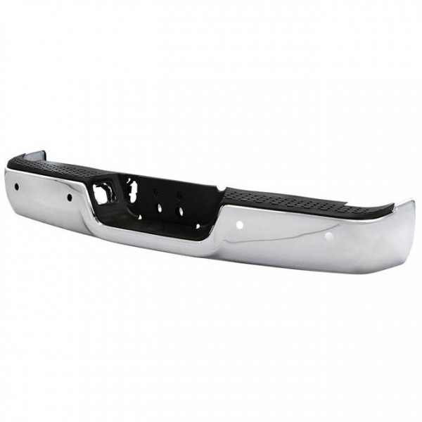 9047022_Spyder_1_600x600.jpg Spyder 9047022 Chrome OEM Style Steel Rear Bumper With Step Pad