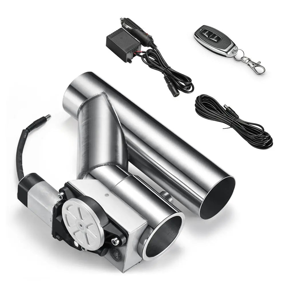 1-2-6.jpg Electric Exhaust Cutout Valve 2.0/2.5/3.0 Inch Catback Single Y Pipe with One Controller Remote Kit
